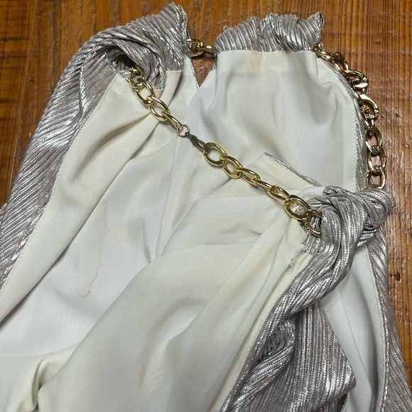 Babaton Aritzia Avalon Silver Dress Size Small - Picture 11 of 17